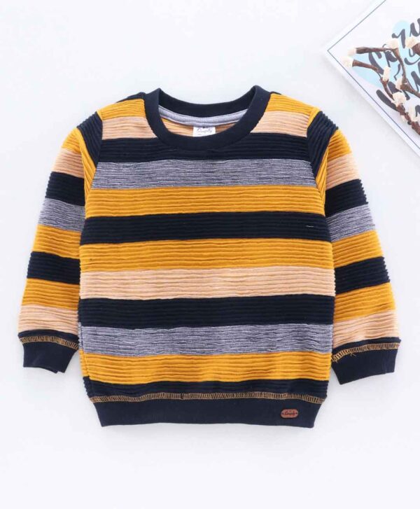 Full Sleeves Striped Sweatshirts