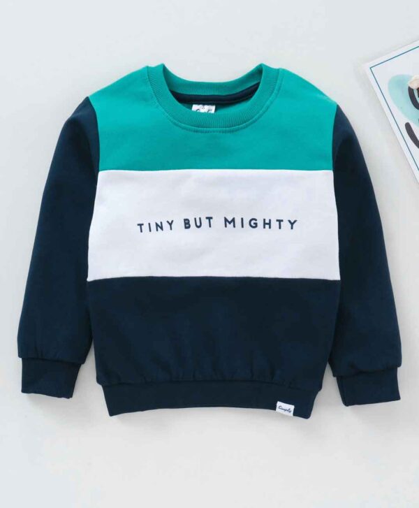 Full Sleeves Sweatshirt Text Print