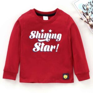 Full Sleeves Tee Shining star Print
