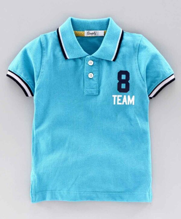 Half Sleeves T-Shirt 8 Team Print - Image 2