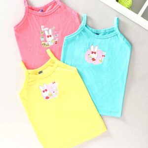 Singlet Slips Bunny Print Pack of 3