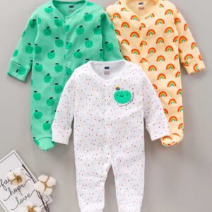 Full Sleeves Sleep Suits Pack of 3