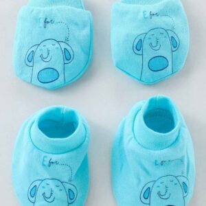 Mittens & Booties Set Printed