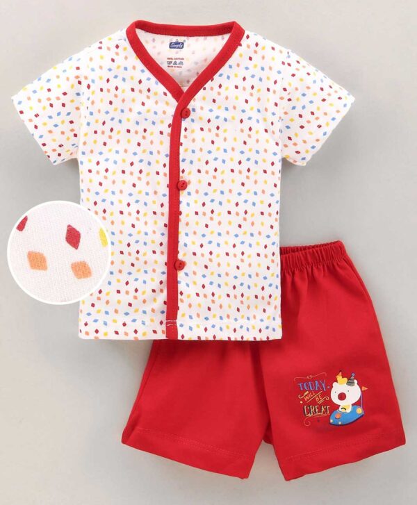 Half Sleeves Shorts Sets All Over Printed