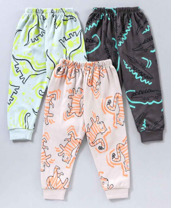 Full Length Lounge Pant Animal Print Pack of 3