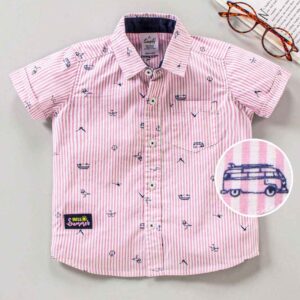 Half Sleeves Cotton Shirt Printed