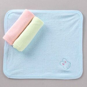 Hand & Face Towels Combo Pack of 3 Multicolor
