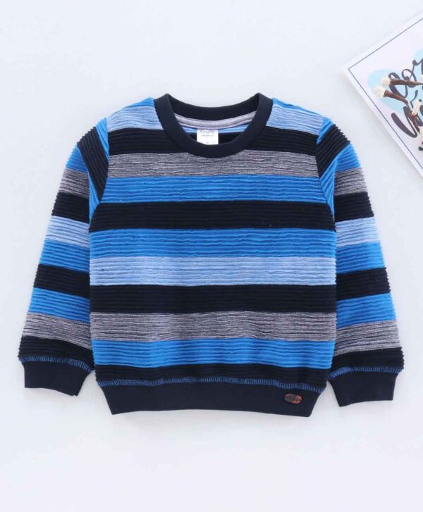 Full Sleeves Striped Sweatshirts - Image 2