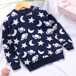 Full Sleeves Sweatshirt Moon Print