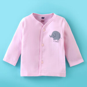 Full Sleeves Elephant Print Vest