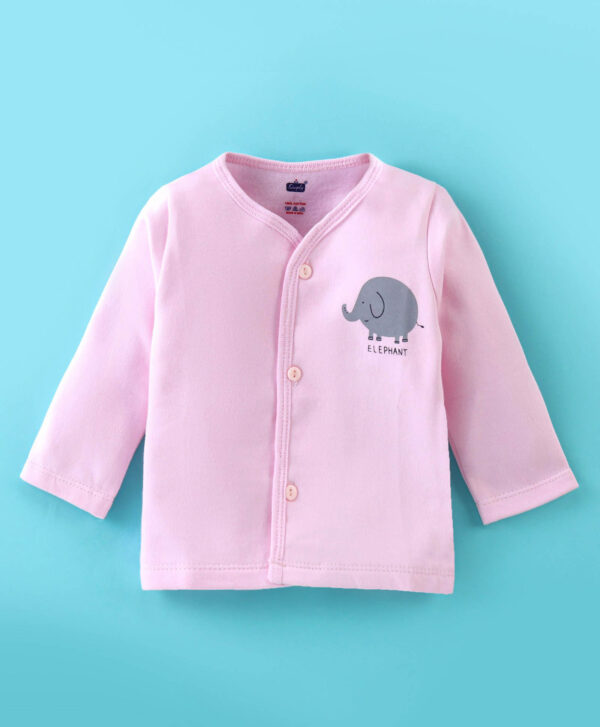 Full Sleeves Elephant Print Vest