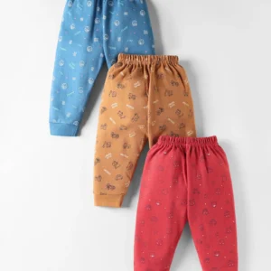 Lounge Pants With Vehicles & Sports Theme Print Pack Of 3