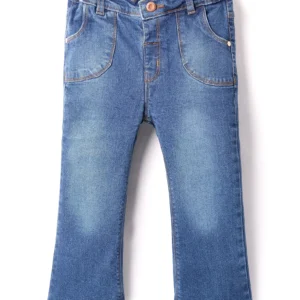 Full Length Denim Flared Jeans