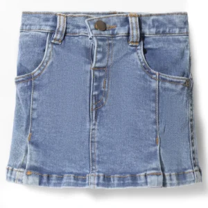 Knee Length Washed Skirt