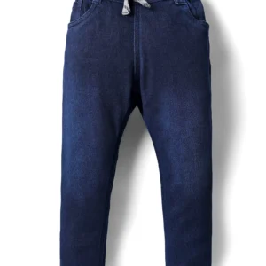 Full Length Knit Denim Pants