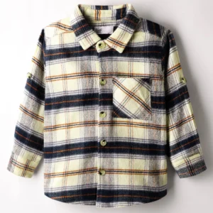 Full Sleeve Checks Shirt - Mustard & Brown