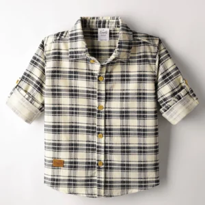 Full Sleeves Checks Shirt - Olive Green