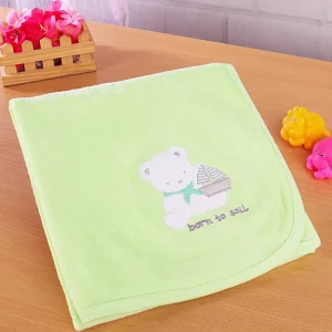 Teddy Embroidery Towel & Wrapper