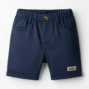 Knee Length Solid Shorts