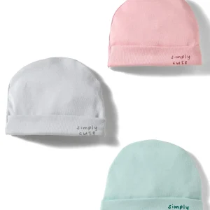 Interlock Baby Caps Text Printed